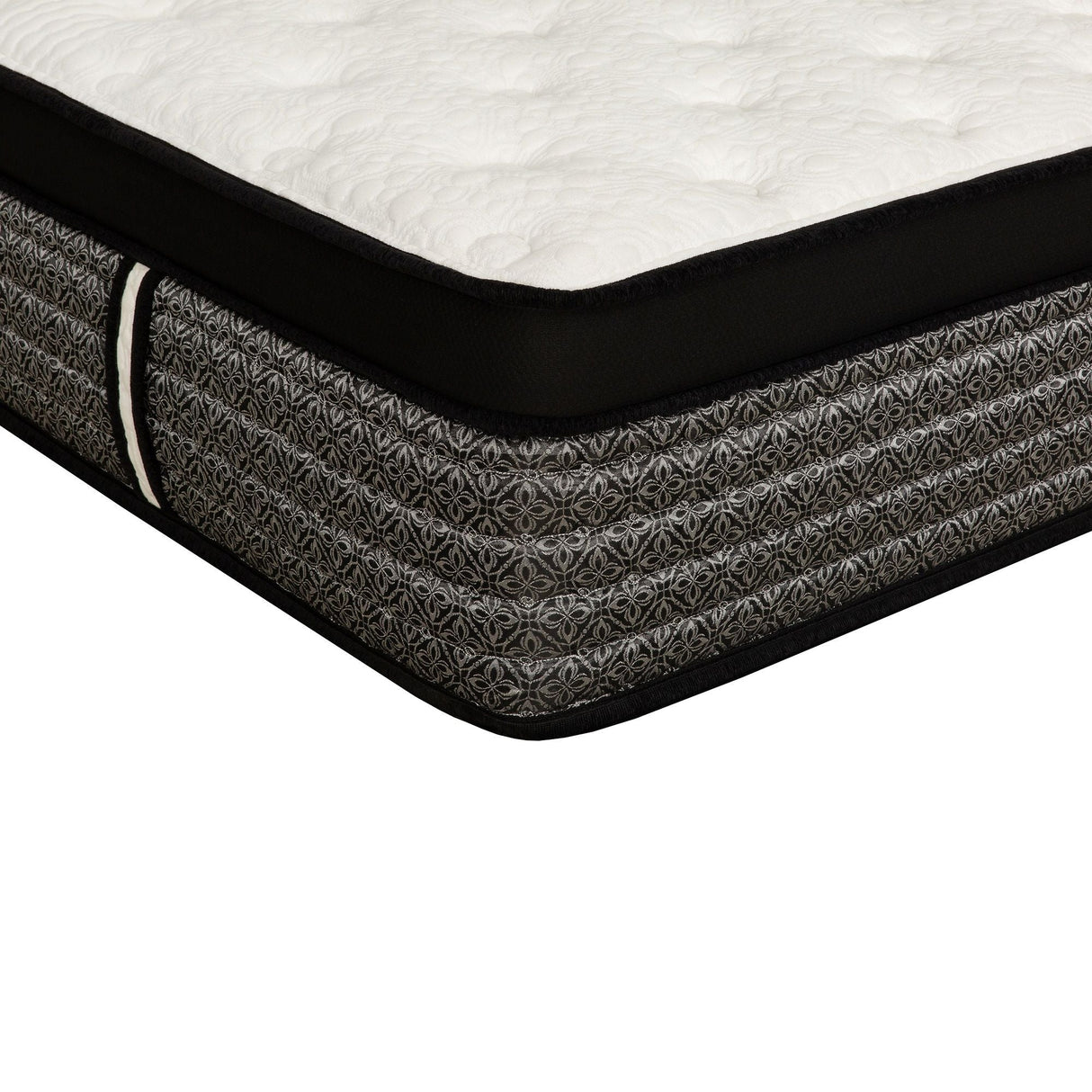 16" Premium Hybrid Mattress In A Box Plush Gel Memory Foam Top With Cooling Technology - Gray / White - Queen