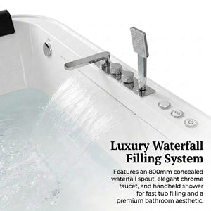 Condris 67" x 35" Whirlpool Bathtub for 2-Person