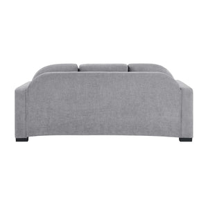 Modern 3 Seater Sofa With Curved Backrest