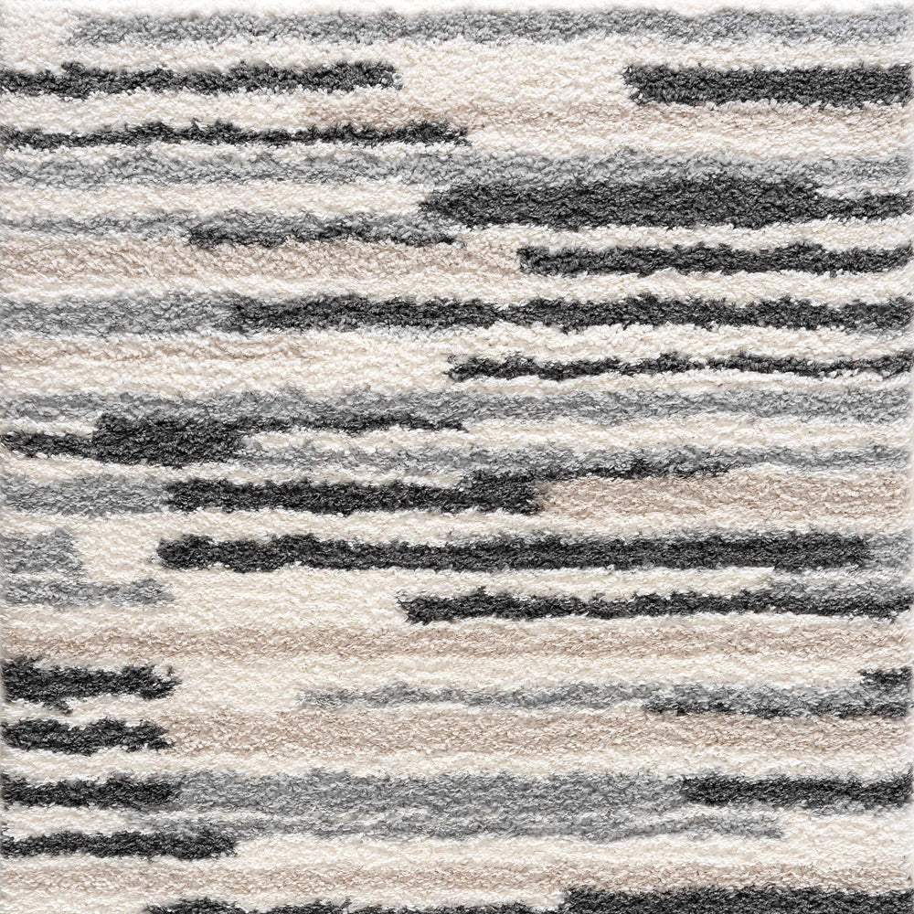 Zoya Irregular Striped Area Rug