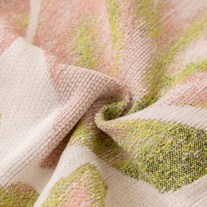 Botanical Sofa Cover with Chiffon Skirt, Floral Couch Throw Blanket for All-Season