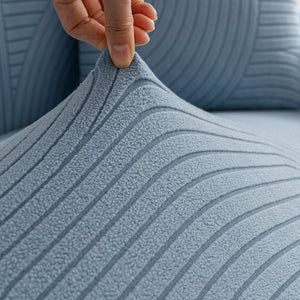 Fleece Stretch Sofa Slipcover Washable Soft Spandex Couch Cover Furniture Protector