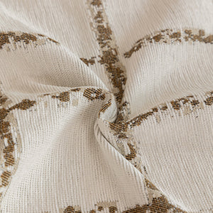 Grid Sofa Cover with Ruffle Skirt – Soft, Decorative, Full-Cover Couch Protector