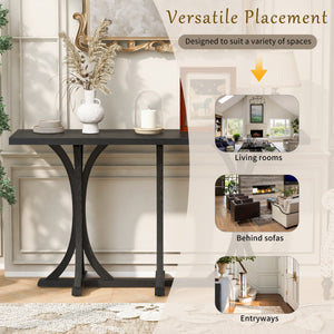 U-Style 59.8'' Wooden Console Table