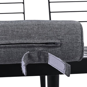 Modern Outdoor Sectional Sofa Set With Nesting Coffee Tables