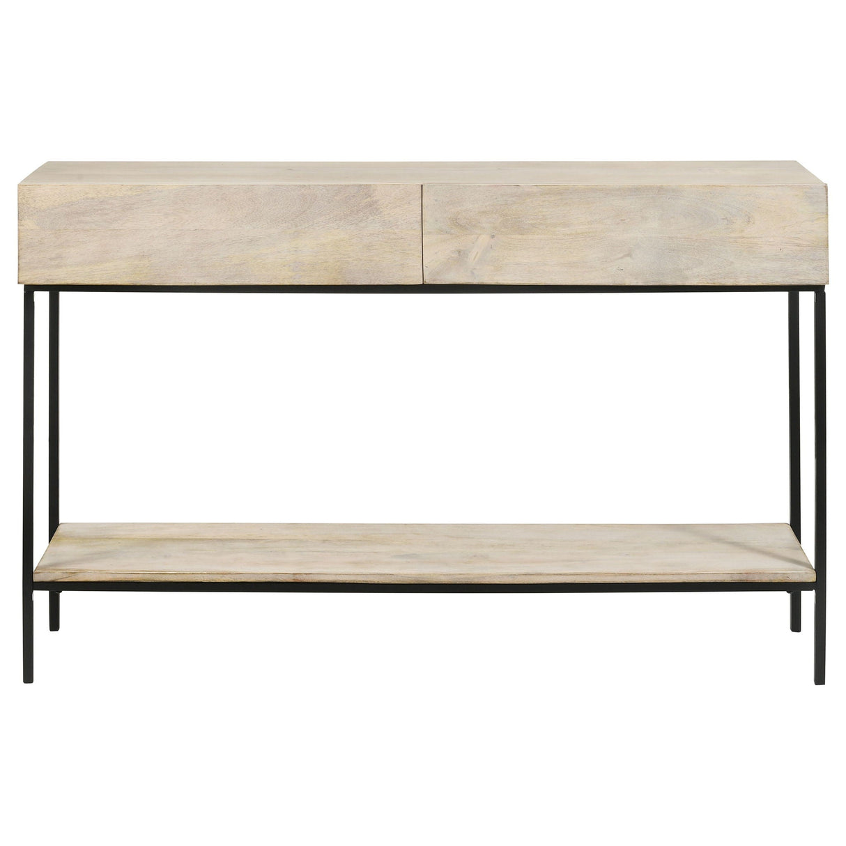 Terrace - 2 Drawer Entryway Console Table - White Washed