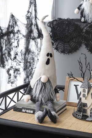 Set of 2 Fabric Sitting Gnomes