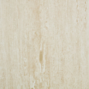 Faux Travertine Round Coffee Table with Eye-Catching Relief Design