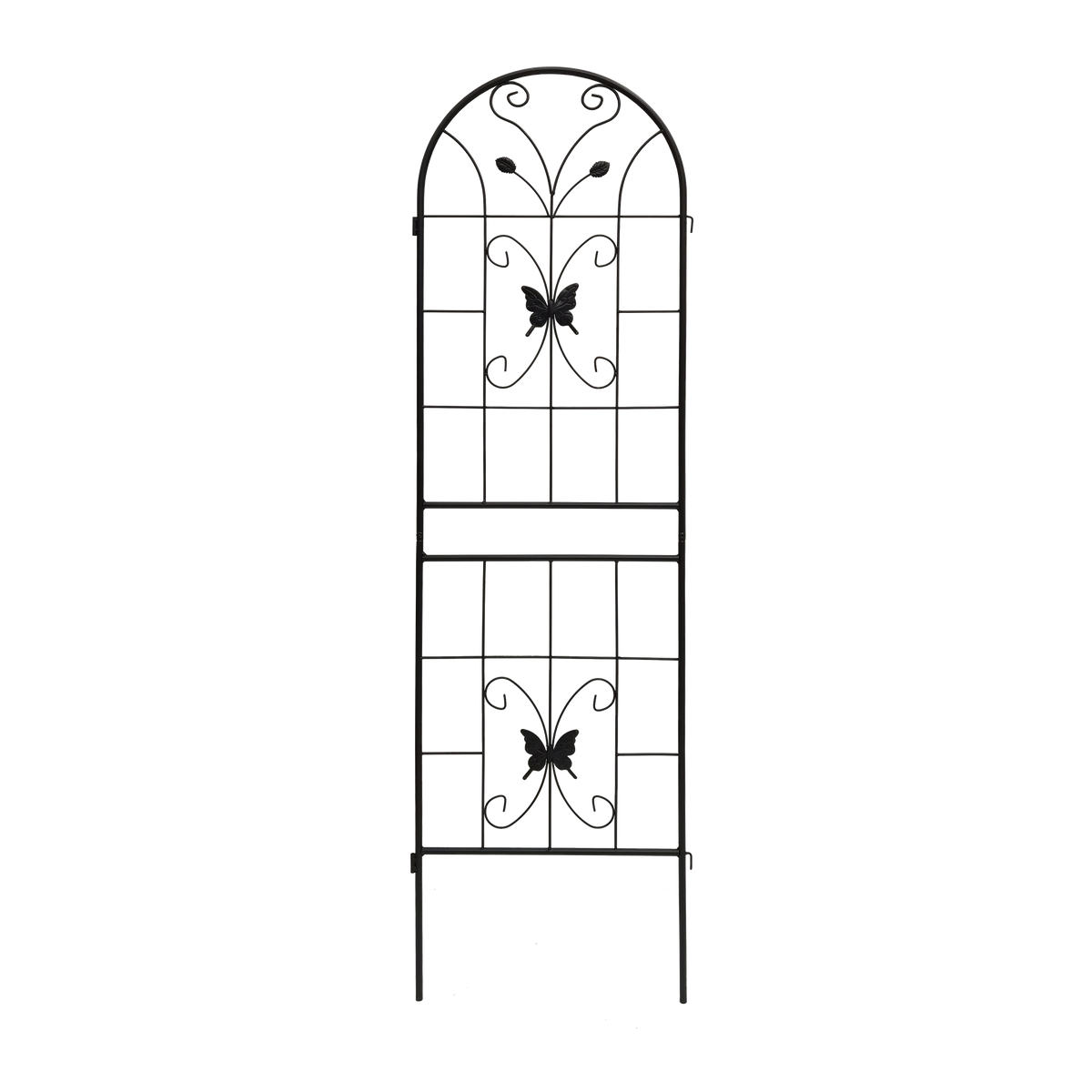 2 Pack Metal Garden Trellis 71" x 19.7" Rustproof Outdoor Support