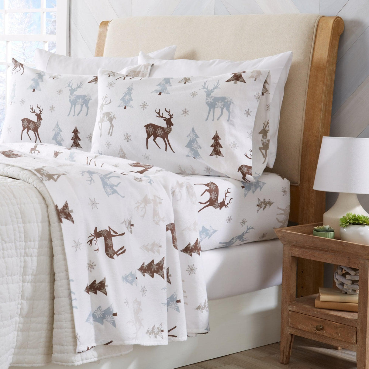 4-Piece Turkish Cotton Flannel Sheet - Stratton Collection