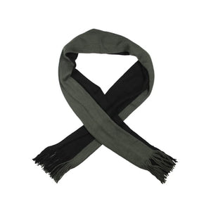Steve Madden Mens Coloblock Warm Scarf Black O/S