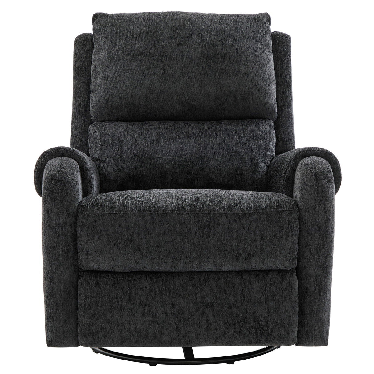 Manual Recliner Massage Chair with Swivel Rocker and 8 Massage Modes