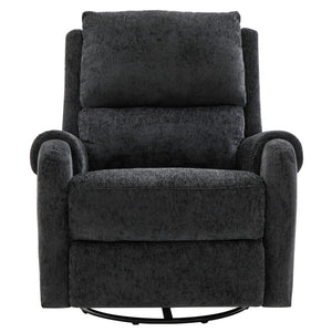 Manual Recliner Massage Chair with Swivel Rocker and 8 Massage Modes