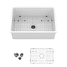 Rectangular Deep Single Bowl Kitchen Sink With Dual Mount Installation