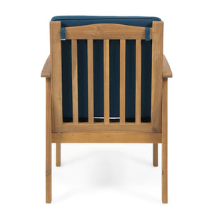 Casa - Acacia Club Chair Coastal Classic Outdoor Seating, Waterproof Fabric
