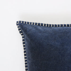 Olivia Stonewashed Velvet Pillow – 19" Square