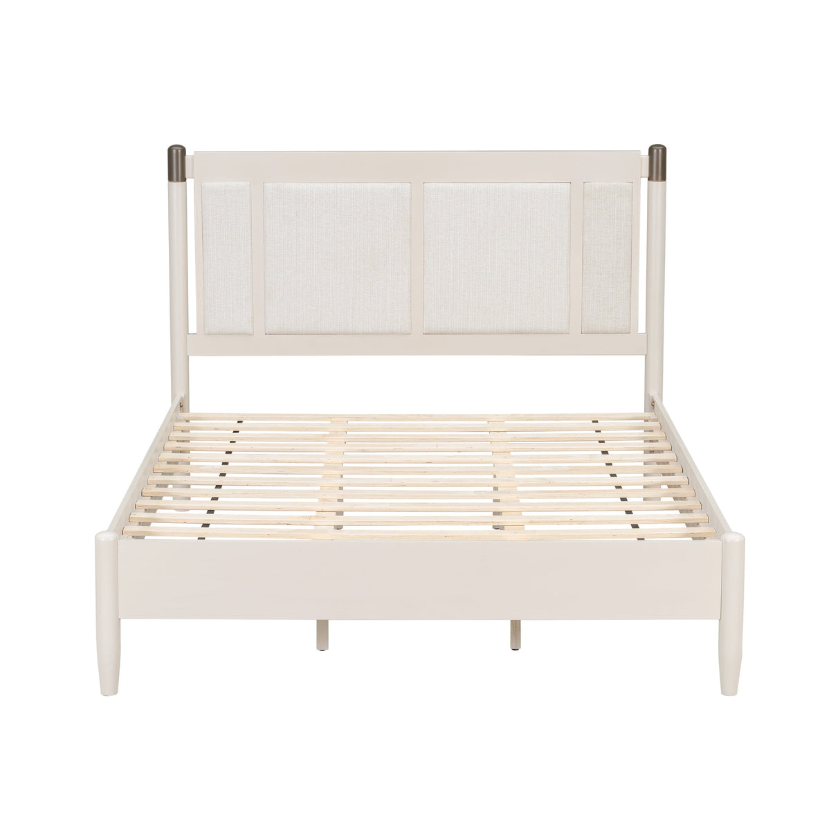 Solid Wood Queen Bed - Heavy Duty Support