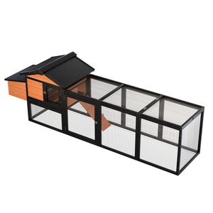 Chicken Coop With Run and Nesting Box - Multiple Sizes & Colors