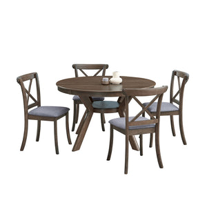 47.24'' Round Rubber Wood Dining Table