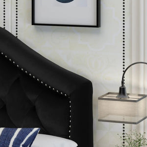 Kaarina - Contemporary Tufted Fabric Headboard