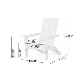Aurascape Outdoor Comfort Foldable Adirondack Chair