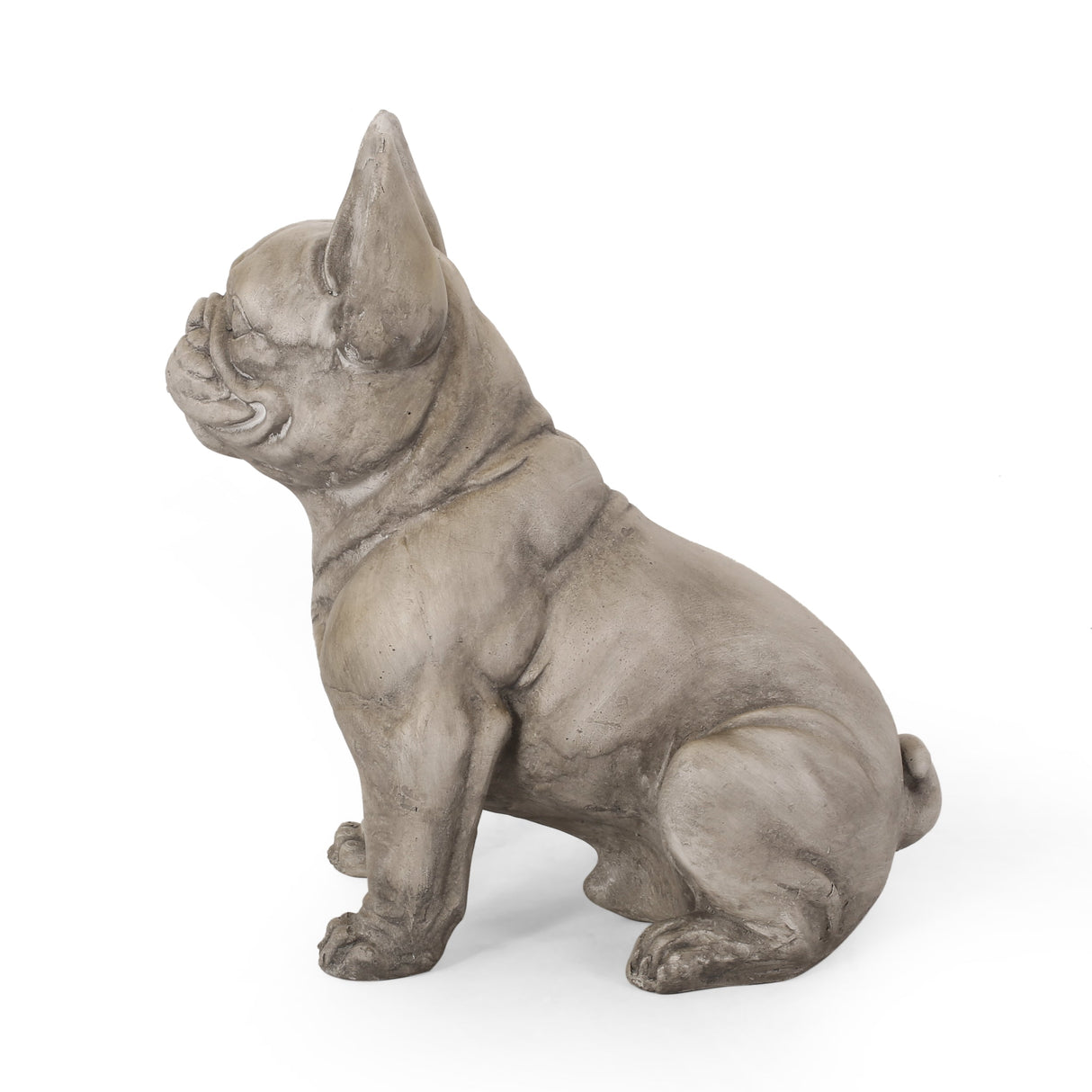 Dog Garden Sculpture, Outdoor French Bulldog Statue