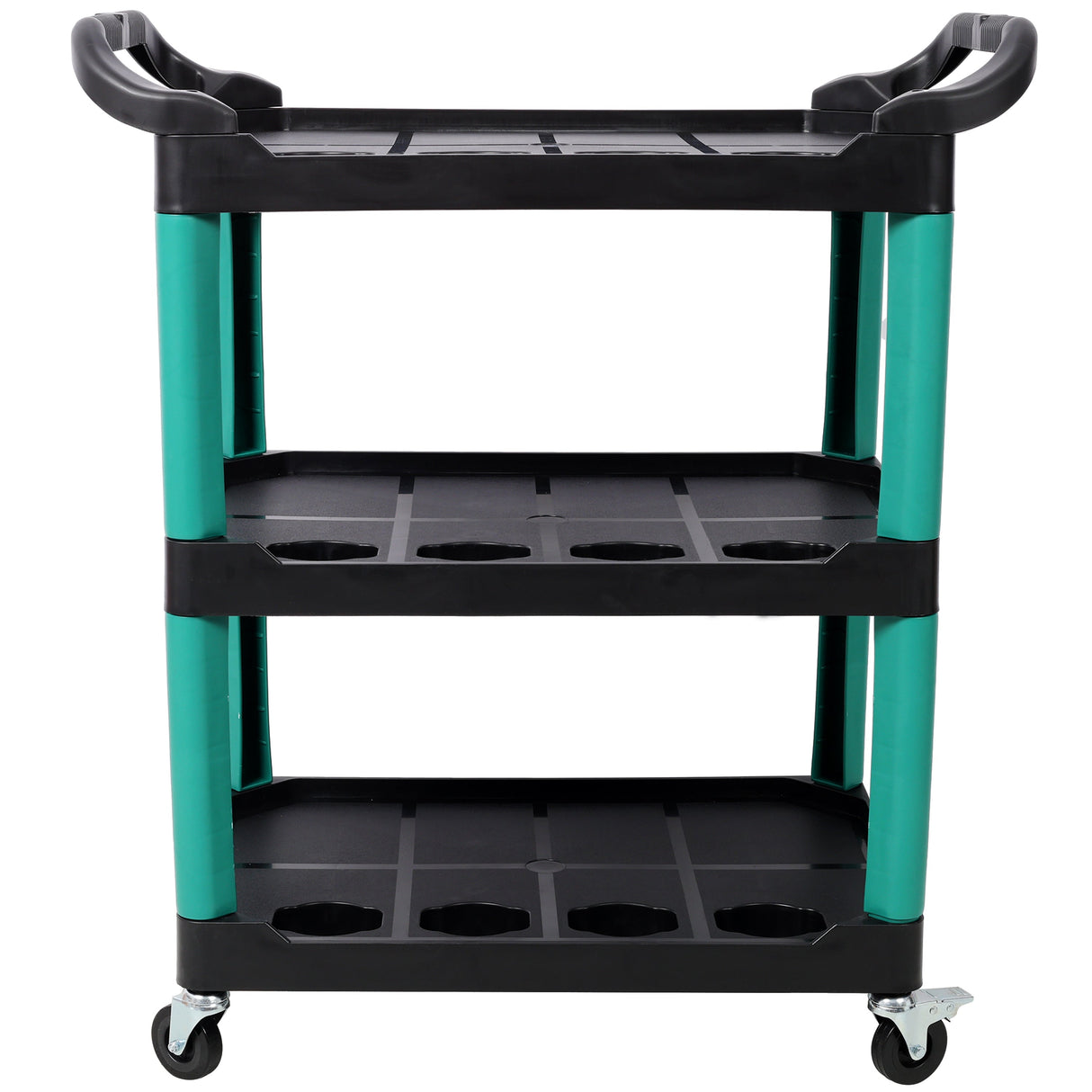 3 Tier Rolling Auto Detail Cart With Wheels