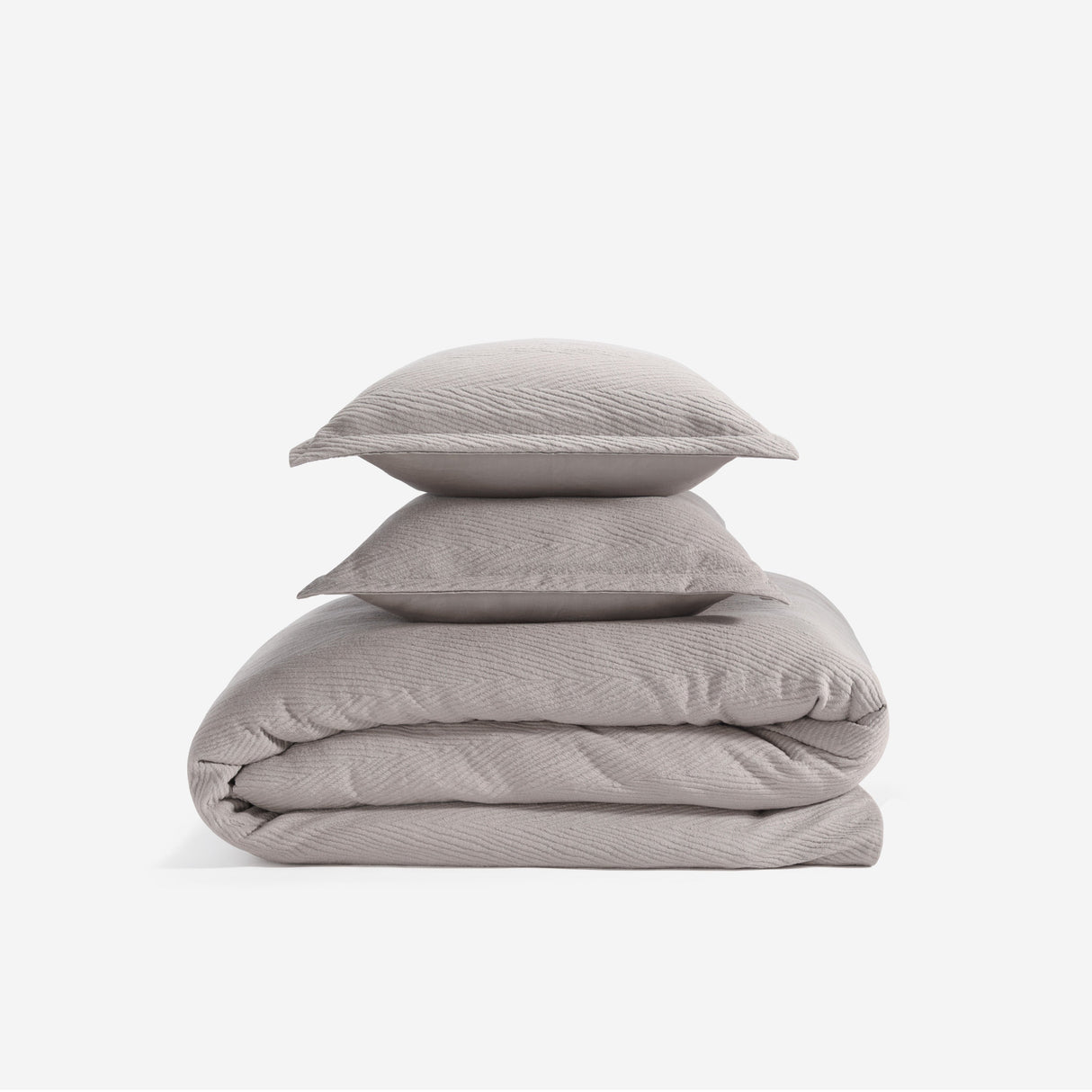 Bedgear Performance Duvet Set, King - Taupe/Arrowhead