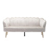 Modern Glam 3 Seater Sofa With Texture