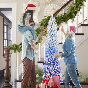 7FT Red Christmas Tree