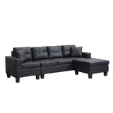 Modern Sectional Sofa Set with L Shape Chaise Lounge