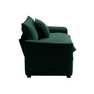 Modern Classic Fabric Single Chair Deep Seat Sofa With Pillow