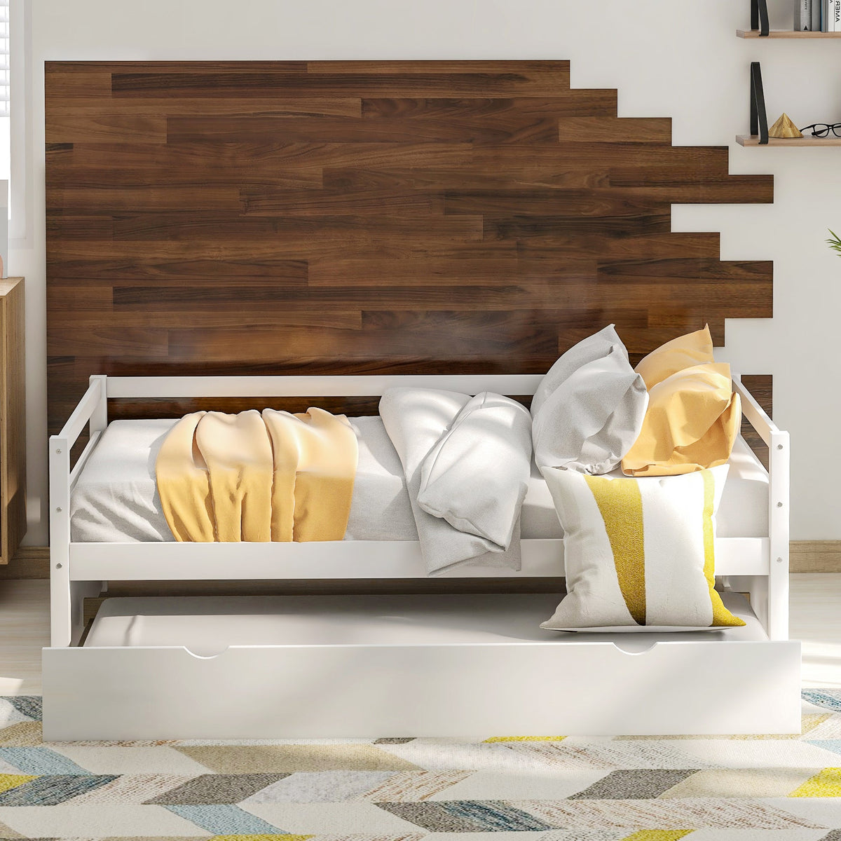 Daybed with Trundle Frame Set, Twin Size