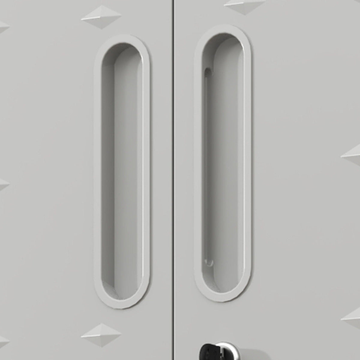 Metal Wall Mounted Tool Storage Cabinet With Locking Door, 1 Shelf & 1 Drawer