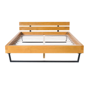 Pine Wood Bed Frame Queen Size
