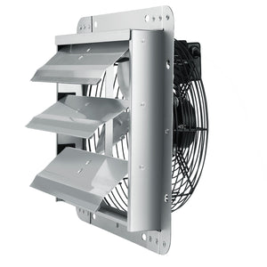 12" Shutter Exhaust Fan, High-Speed 1000 CFM