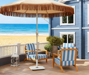 Metal Umbrella Stand Base with Adjustable Foot Pads