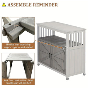 Patio Bar Table Set With Storage