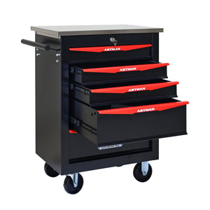 Drawer Multifunctional Tool Cart With Wheels For Garage