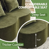 Queen Size Foldable Sofa Bed Chenille Futon Sofa Couch