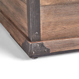 56" Outdoor Patio Rectangle Gas Burning MgO Fire Pit