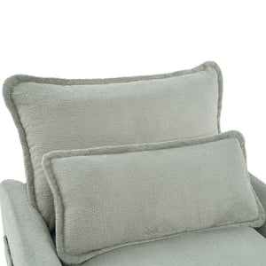 Modern 3 Seater Sofa With Side Storage Pockets For Living Room