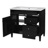 Bathroom Vanity With Top Sink, Storage Cabinet With Mirror