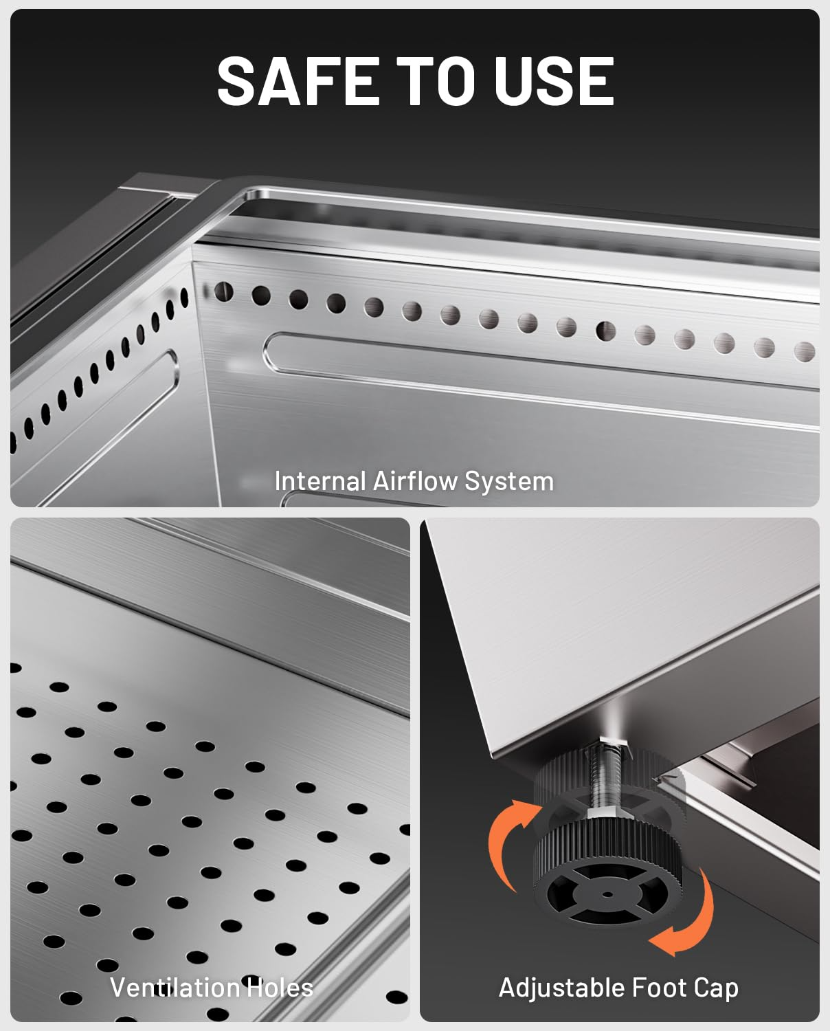 Smokeless Fire Pit with Fireproof Mat, 20" Barrel Style Portable Wood Burning Firepit, Black