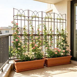 4 Pack Metal Garden Trellis