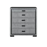 Isaiah - Upholstered Chest With LED Lighting