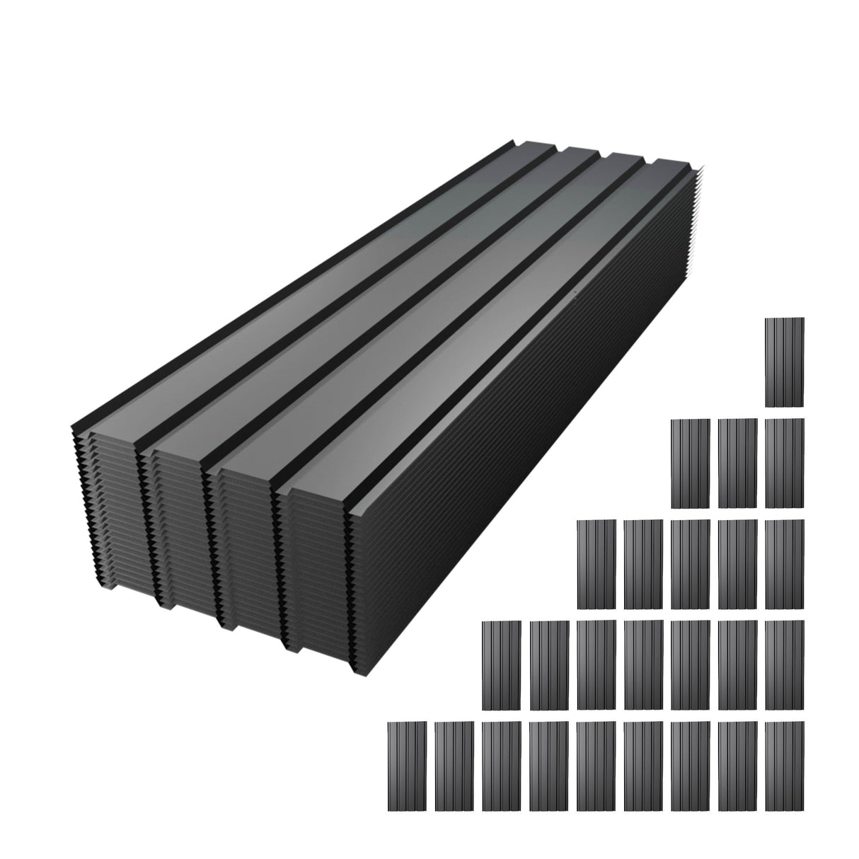 Metal Roof Panel Length 61IN Galvanized Roof Panels