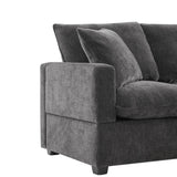 The Gwen Seven-Seat Modular Chenille Sectional
