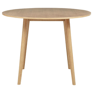 Andrews 5-piece Round Counter Dining Set Light Ash and White