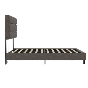 Paloma - Twin Bed With Dual USB Port - Linen